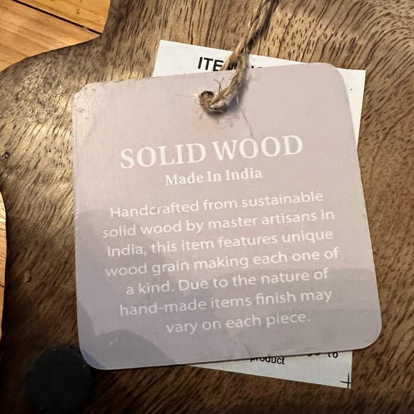 Hamsa mango wood 8” box New in Box - Picture 5 of 6